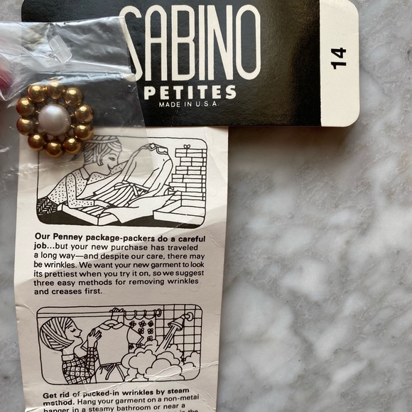 Vintage Sabino Petites A-Line Dress - Picture 3 of 3